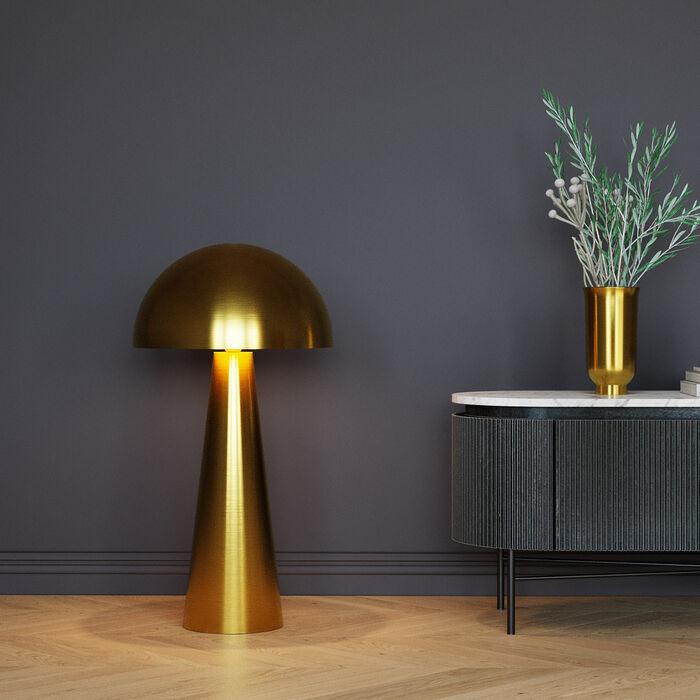 Loungy Gold Floor Lamp - WOO .Design
