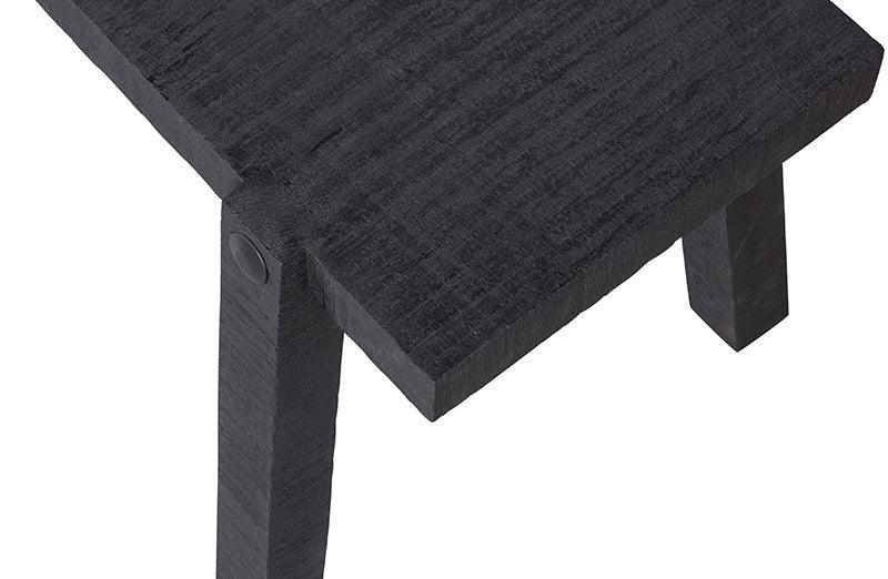 Luis Black Mango Wood Side Table - WOO .Design