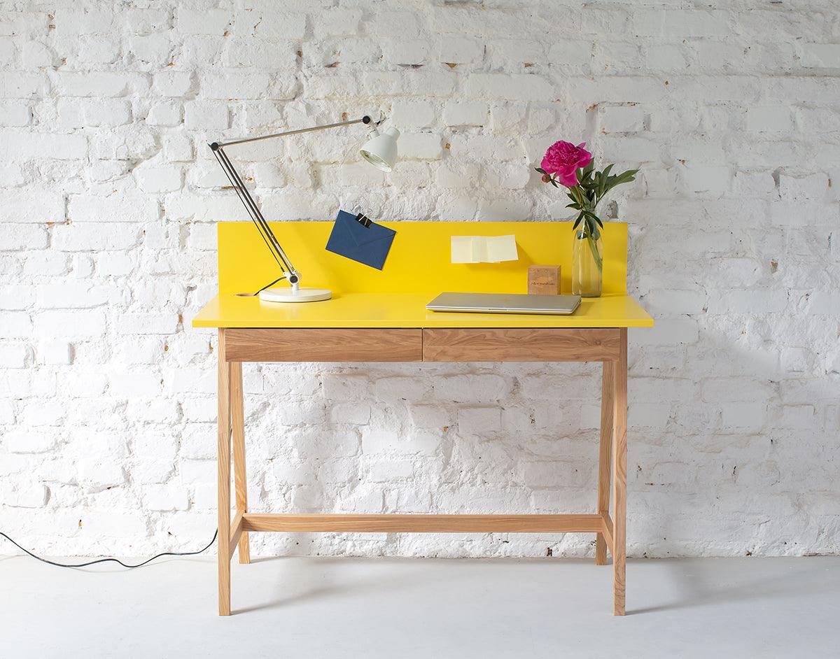 Luka Writing Desk with Drawer - WOO .Design