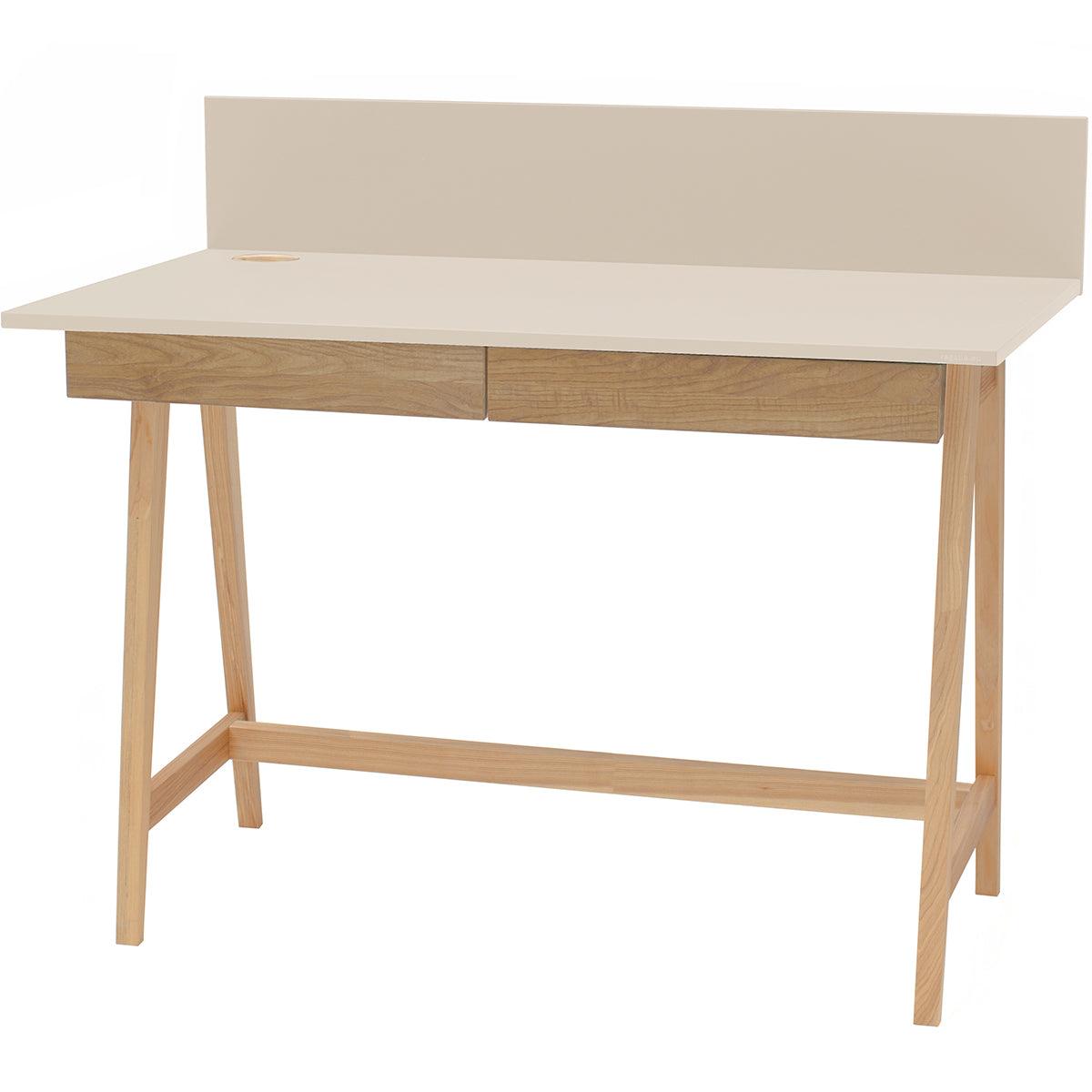 Luka Writing Desk with Drawer - WOO .Design