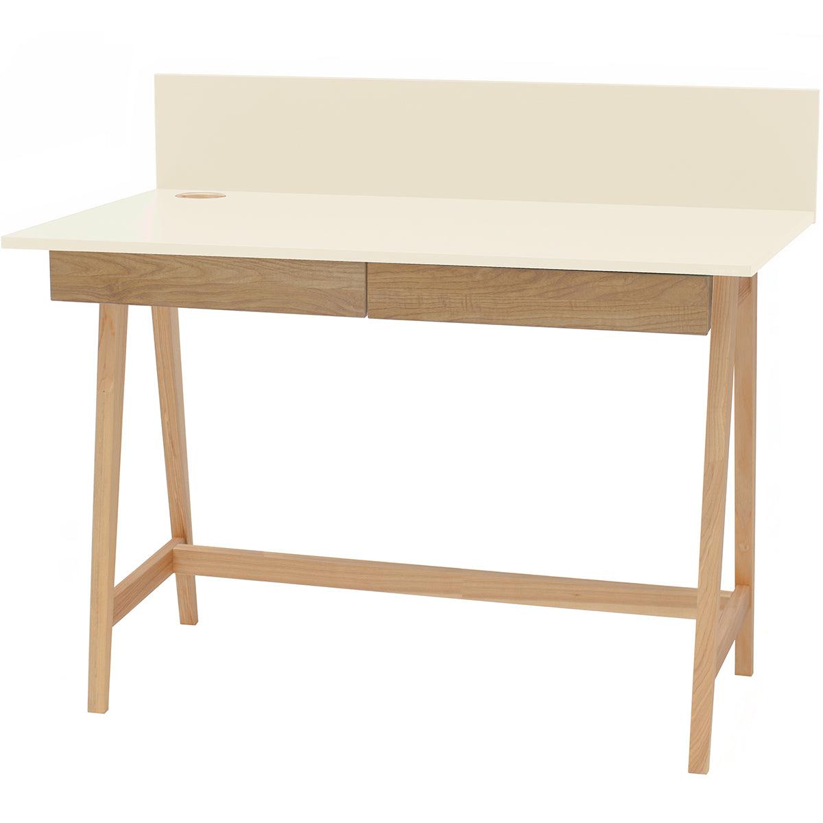 Luka Writing Desk with Drawer - WOO .Design