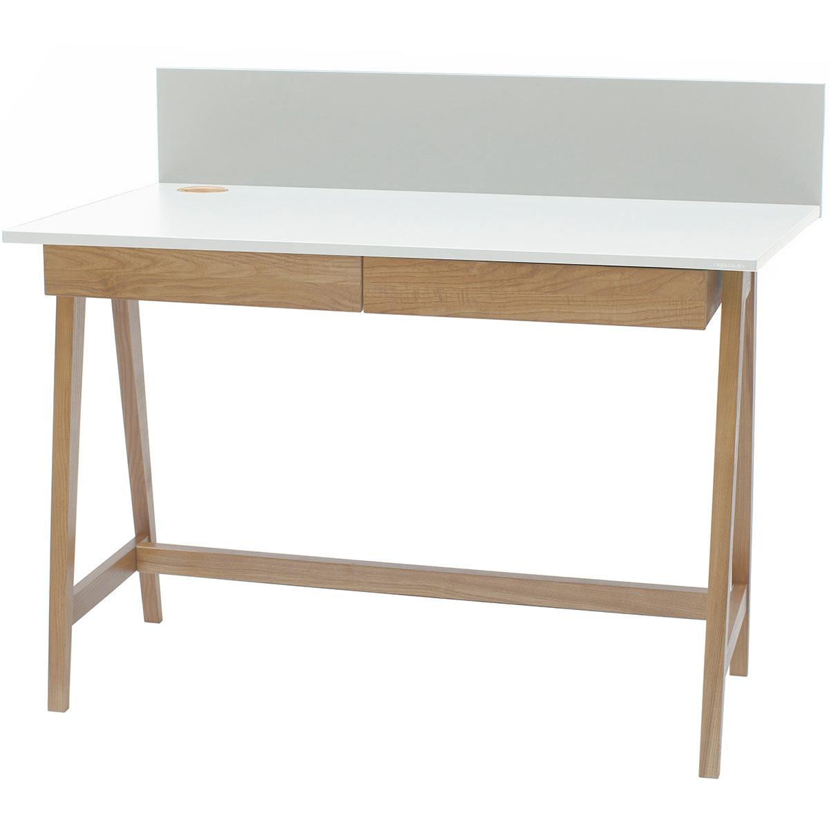 Luka Writing Desk with Drawer - WOO .Design