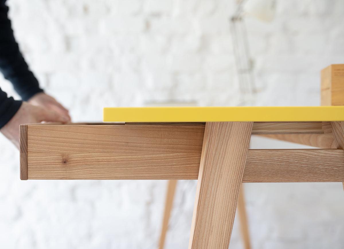 Luka Writing Desk with Drawer - WOO .Design