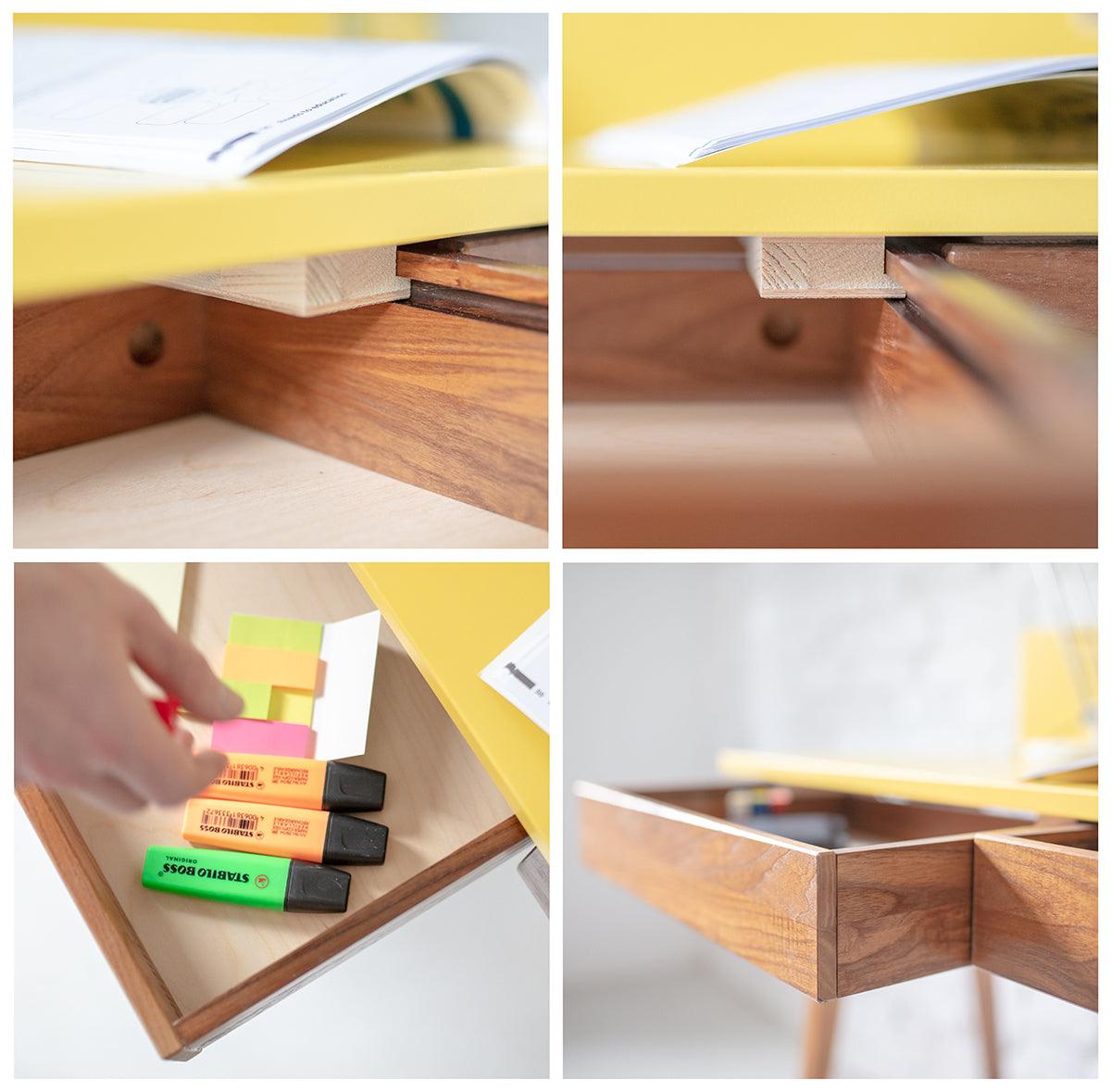 Luka Writing Desk with Drawer - WOO .Design