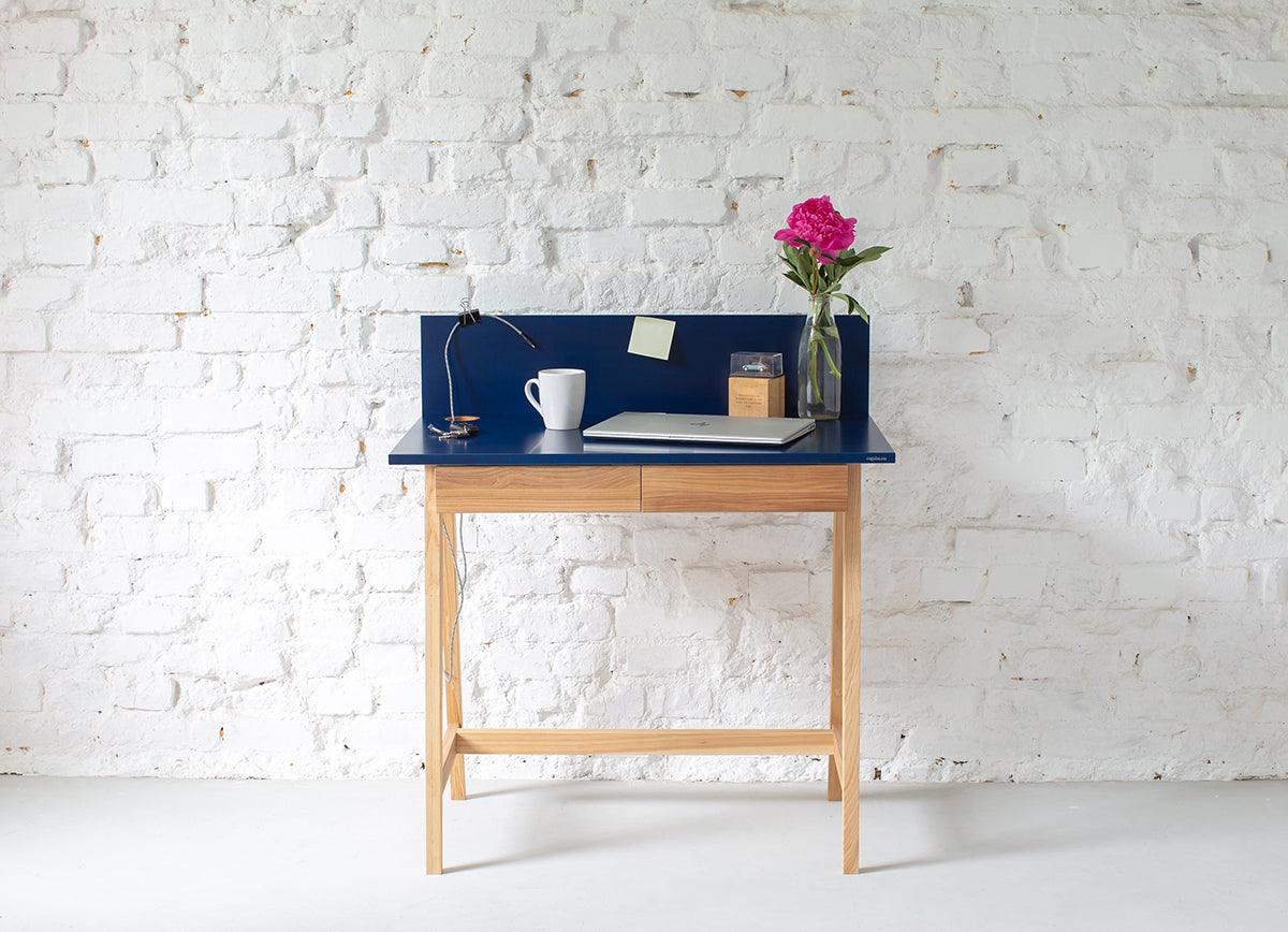 Luka Writing Desk with Drawer - WOO .Design