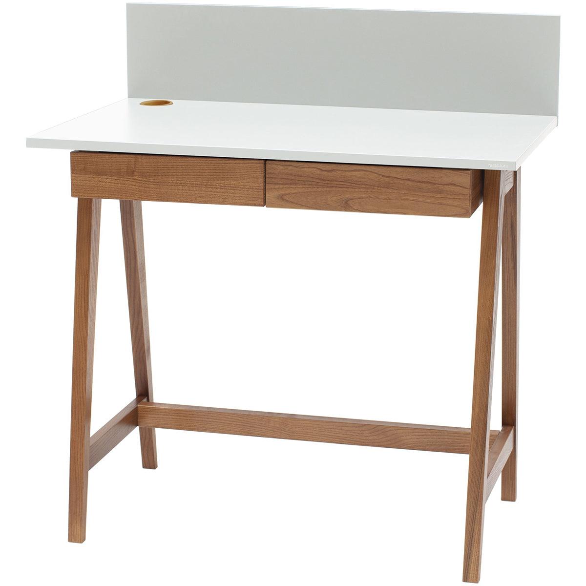 Luka Writing Desk with Drawer - WOO .Design