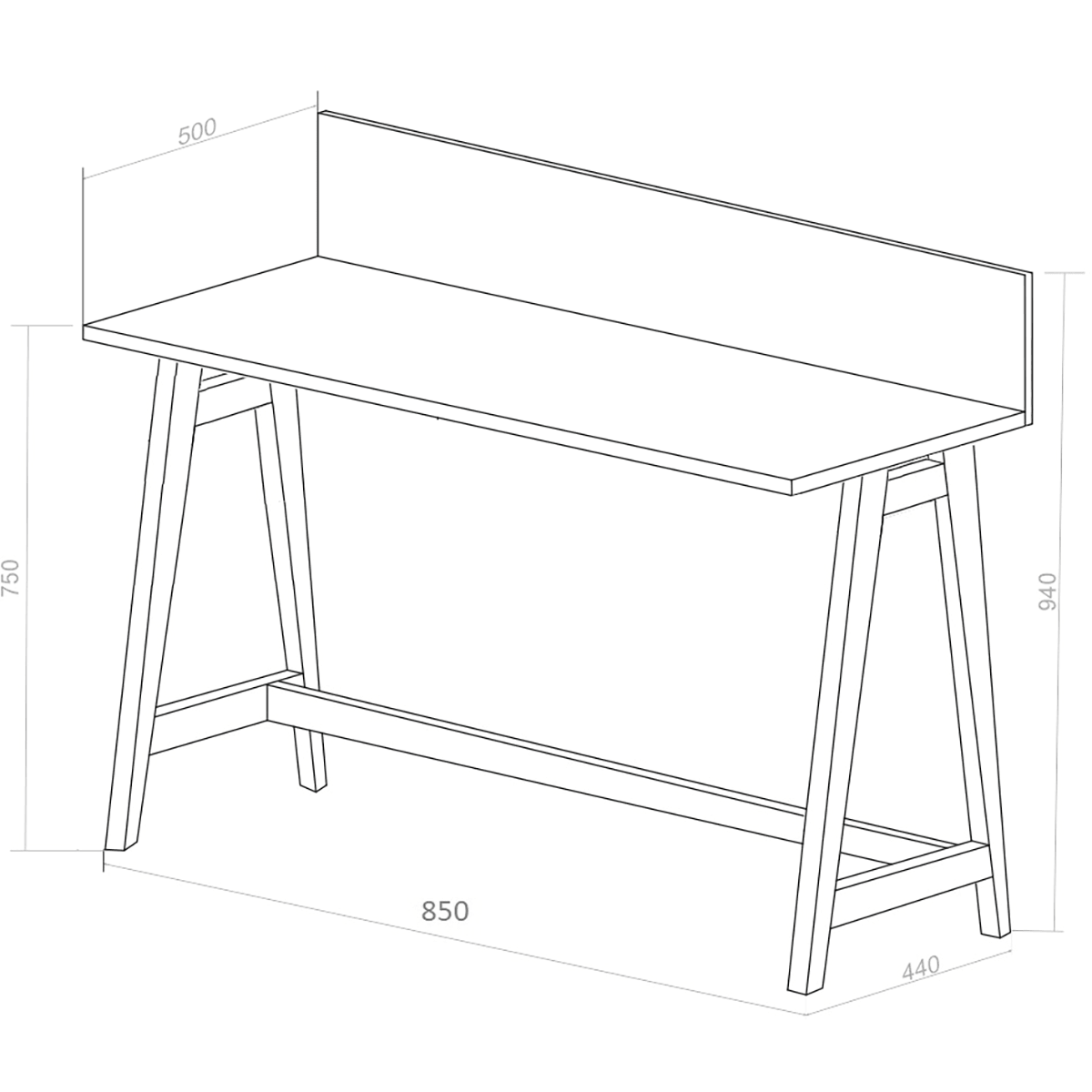 Luka Writing Desk - WOO .Design