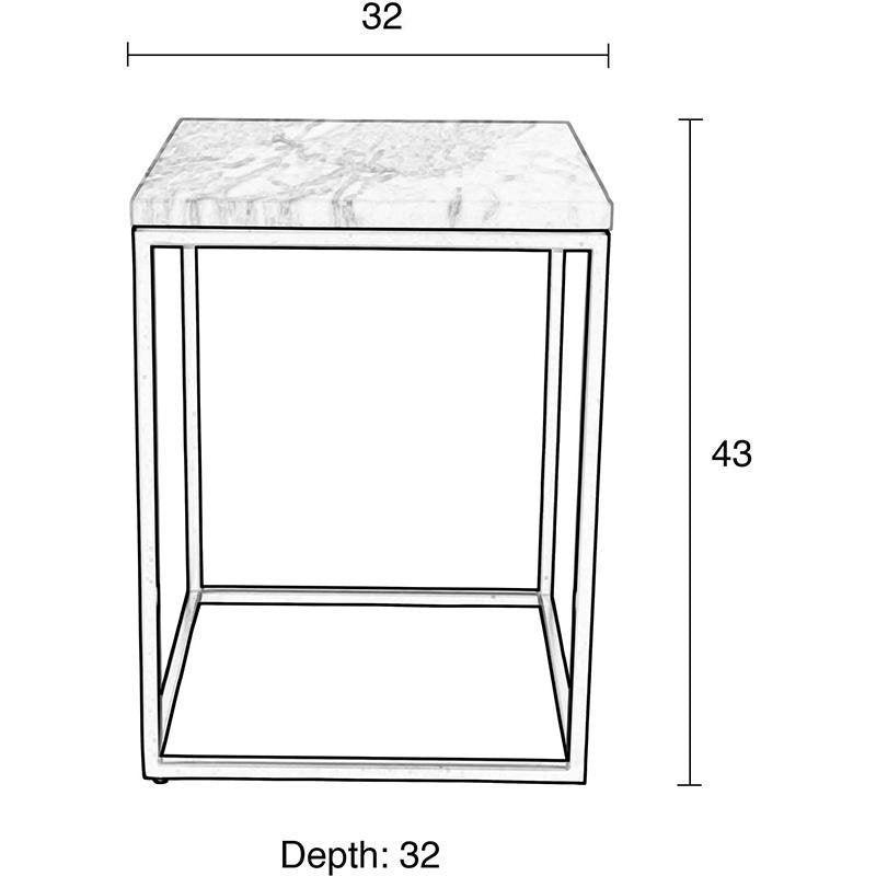 Marble Power Side Table - WOO .Design
