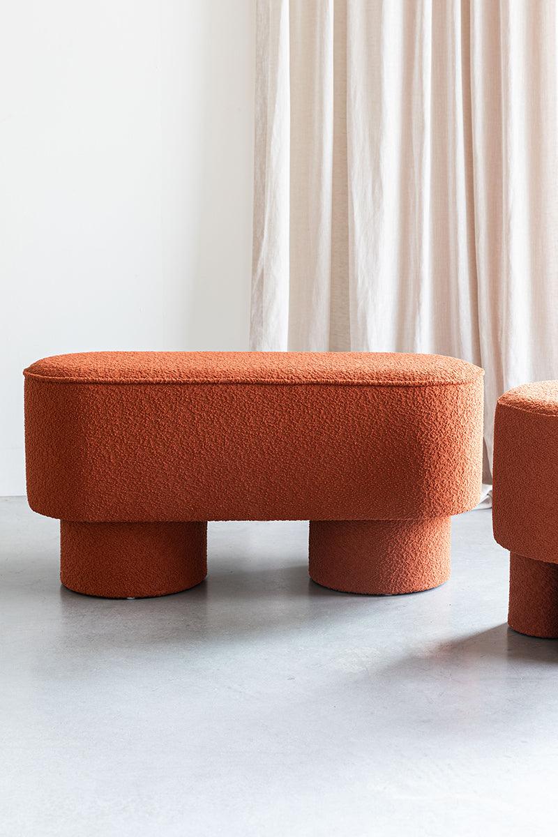 Marcos Boucle Bench - WOO .Design