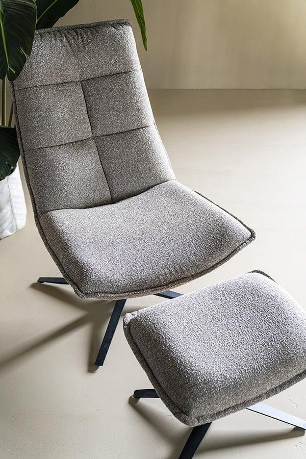 Marcus Armchair with Footstool - WOO .Design