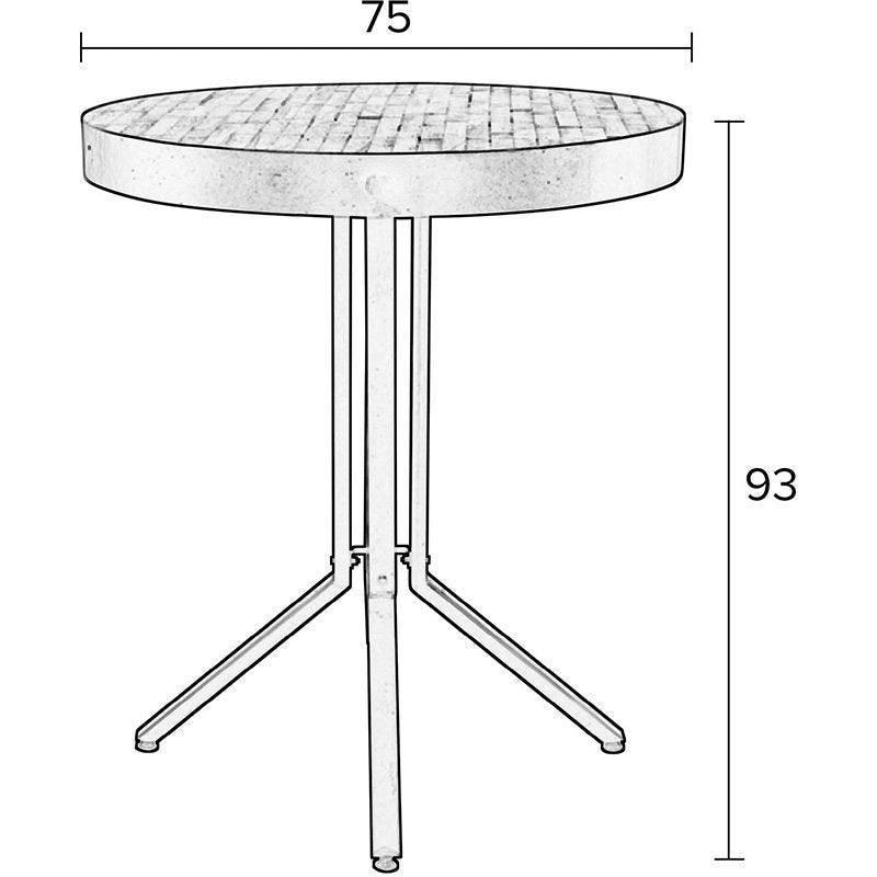 Maze Round Counter Table - WOO .Design