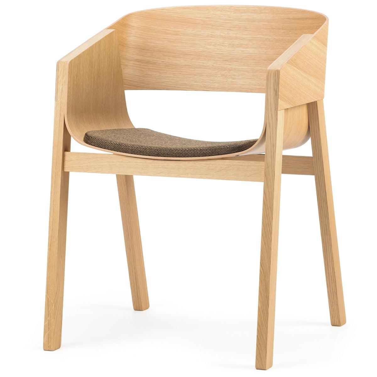 Merano Upholstered/Wood Armchair - WOO .Design