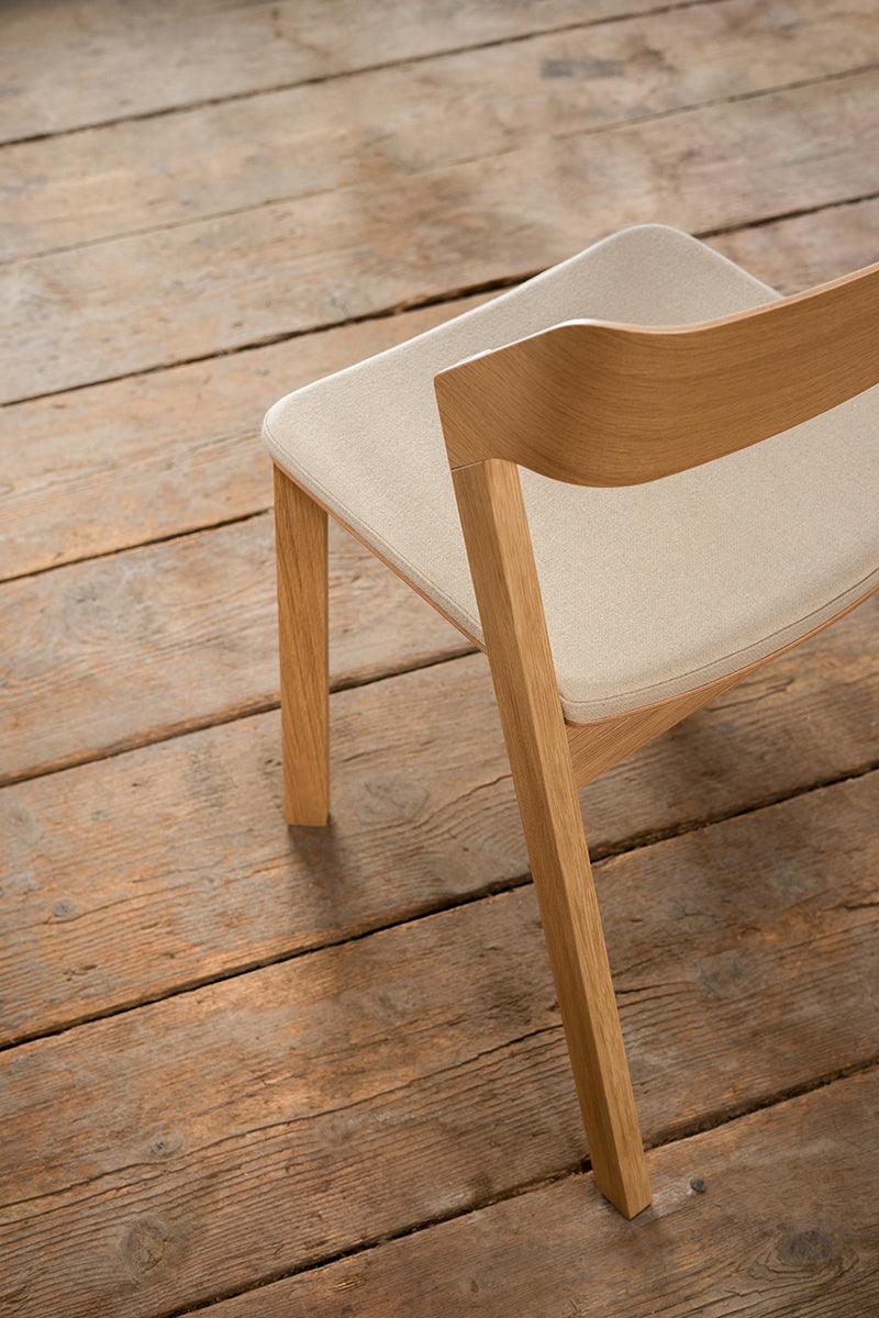 Merano Upholstered/Wood Chair - WOO .Design