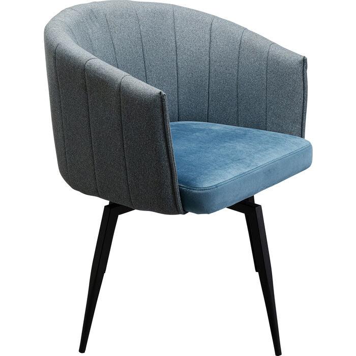 Merida Velvet Swivel Chair (2/Set) - WOO .Design