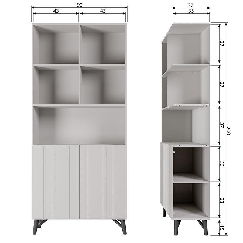 Miller Dust Pine Wood 2 Doors Cabinet - WOO .Design