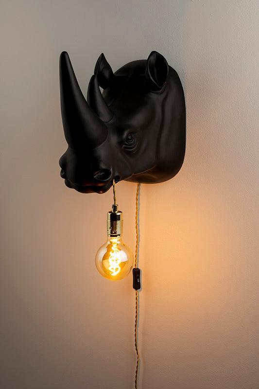Mind Your Own Rhino Wall Lamp - WOO .Design