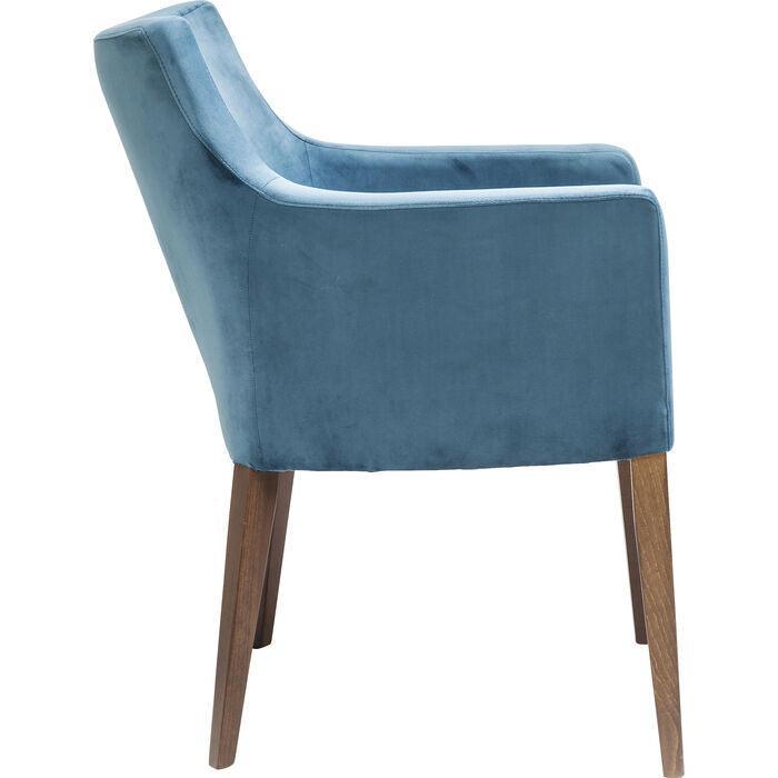 Mode Velvet Chair with Armrest - WOO .Design