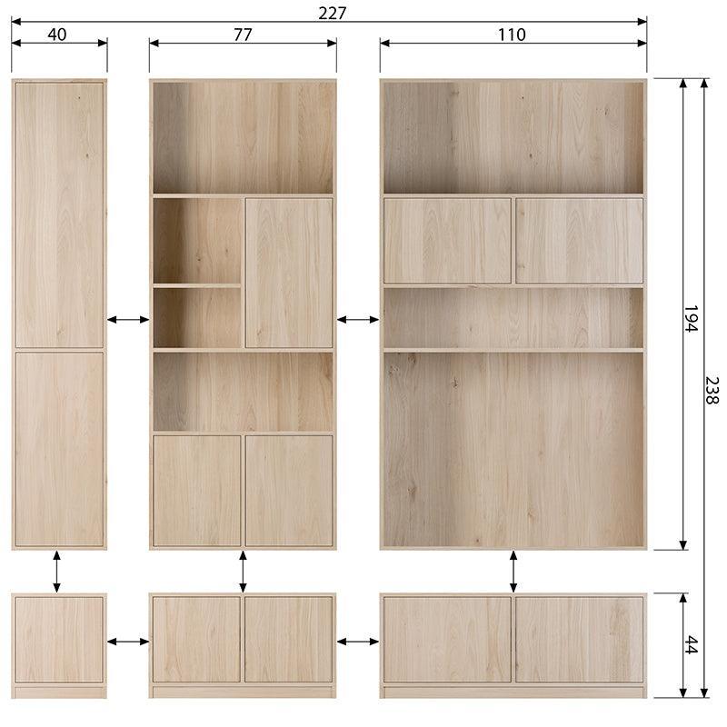 Modulair Upper Cabinet 110 cm - WOO .Design