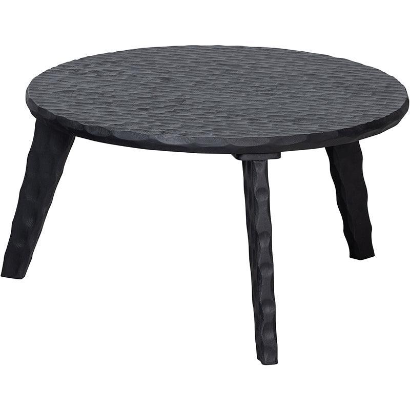 Moises Black Mango Wood Side Table - WOO .Design