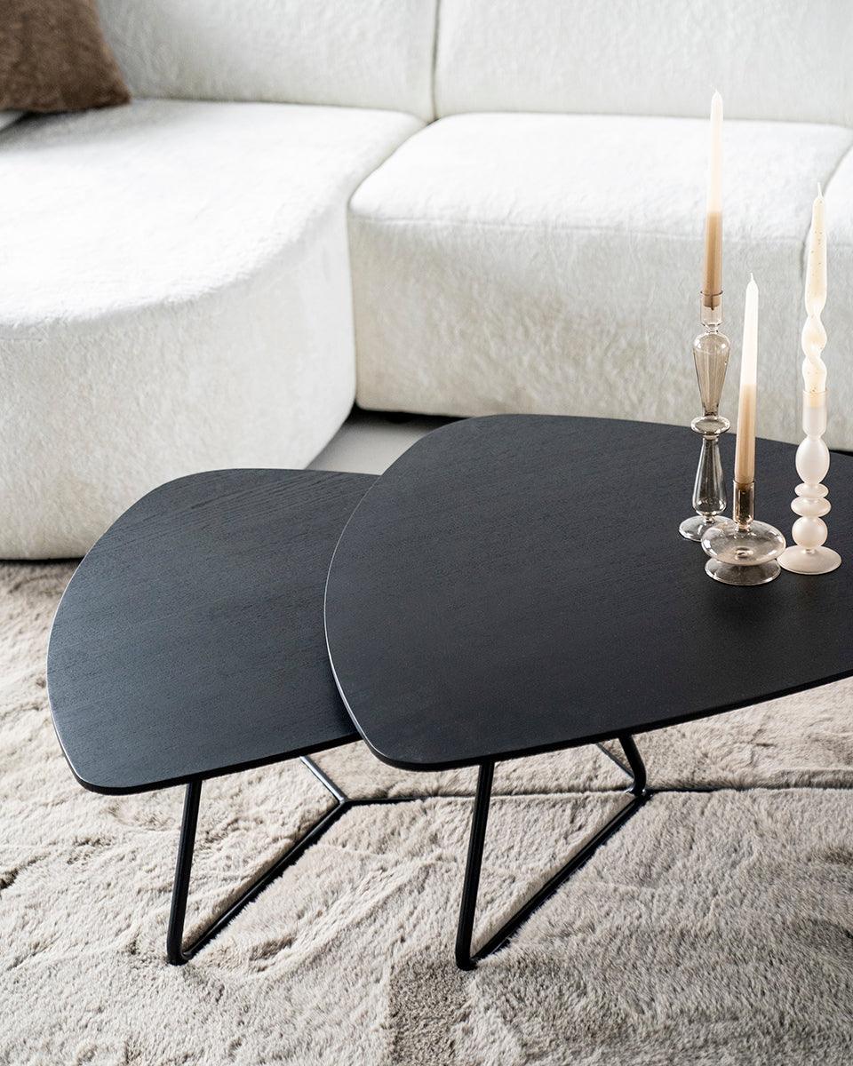 Moos Black Coffee Table - WOO .Design