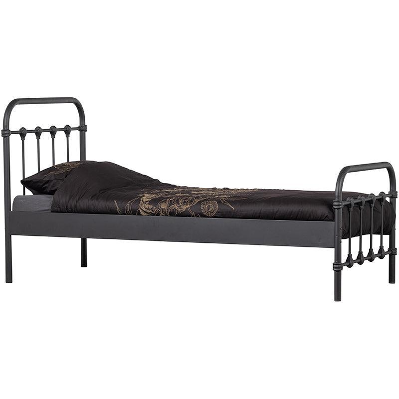 Moos Black Metal Bed - WOO .Design