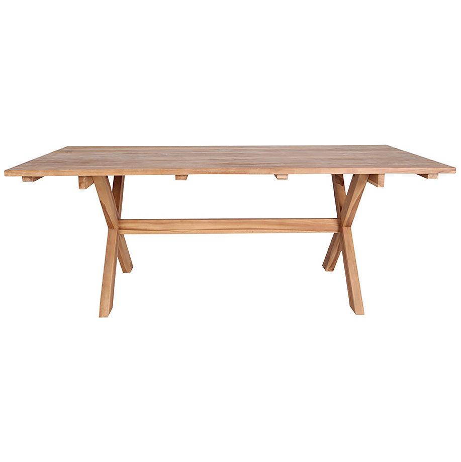 Murcia Natural Recycle Teak Wood Dining Table - WOO .Design