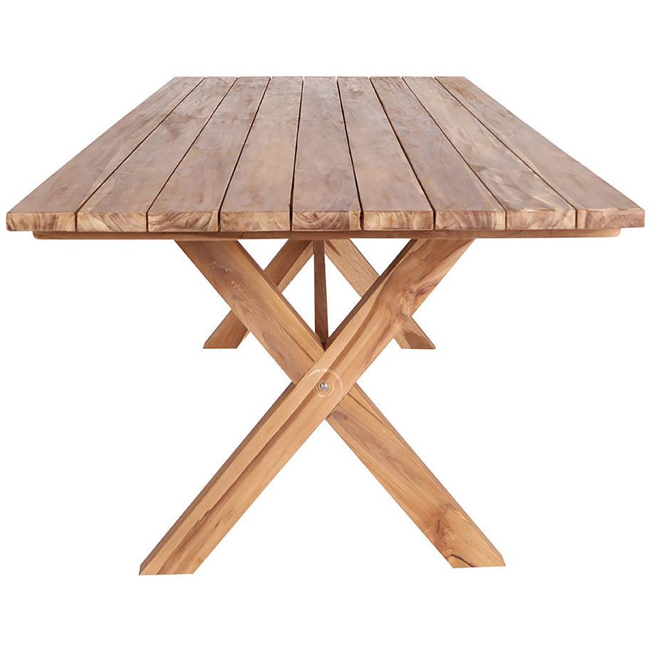Murcia Natural Recycle Teak Wood Dining Table - WOO .Design