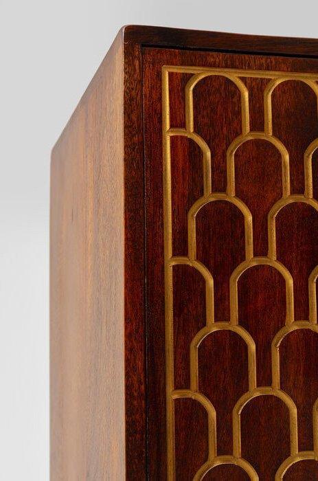 Muskat Brown Wooden Wardrobe - WOO .Design