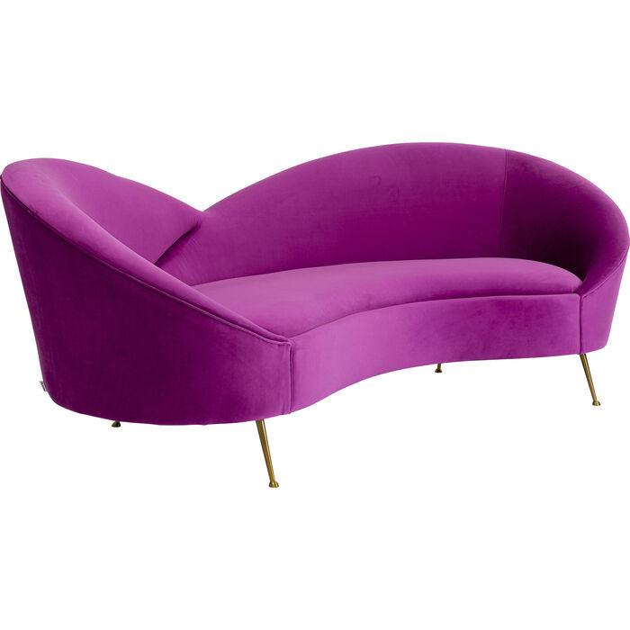 Night Fever Fuchsia Velvet 3 Seater Sofa - WOO .Design