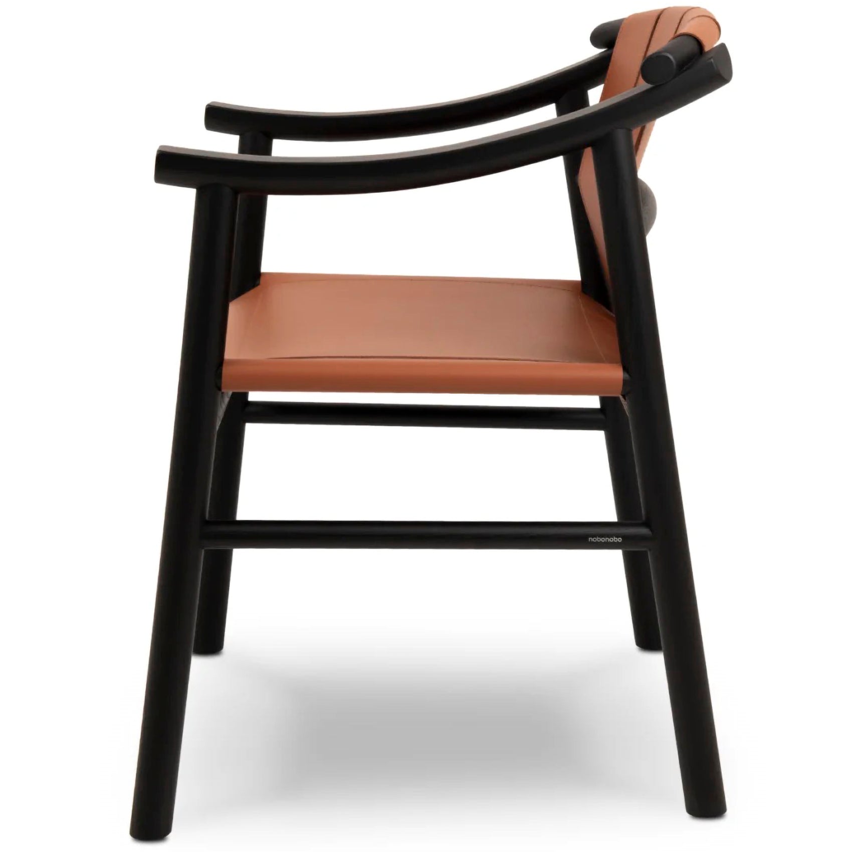 Haiku II Leather Chair with Armrests