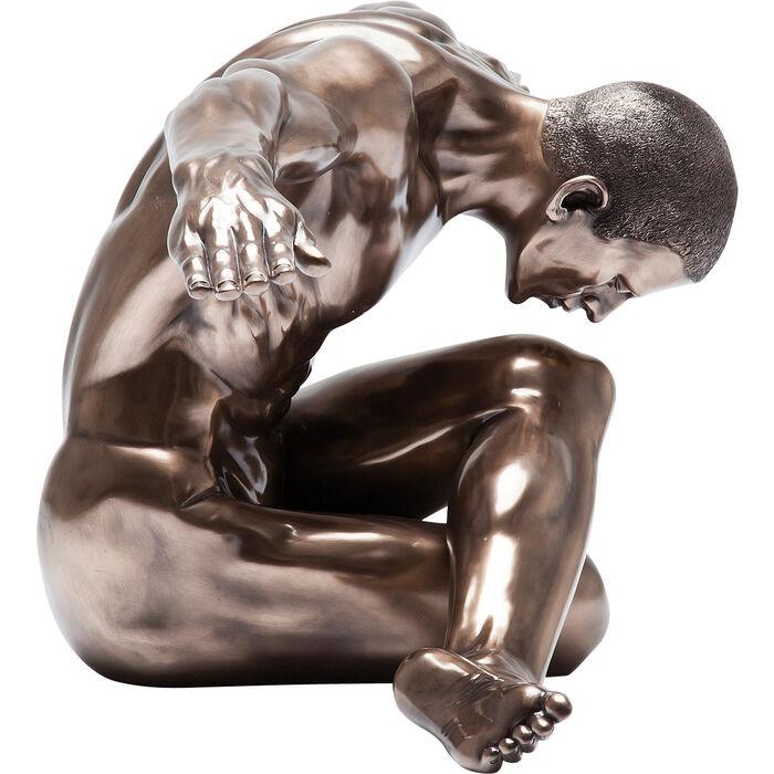 Nude Man Bow Deco Figurine - WOO .Design