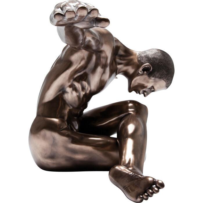 Nude Man Bow Deco Figurine - WOO .Design