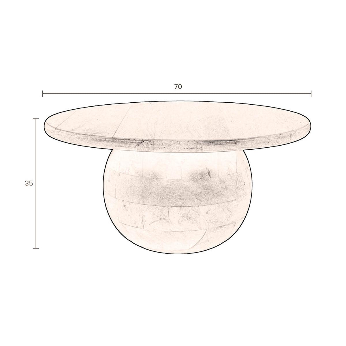 Oblivian Mango Wood Coffee Table - WOO .Design