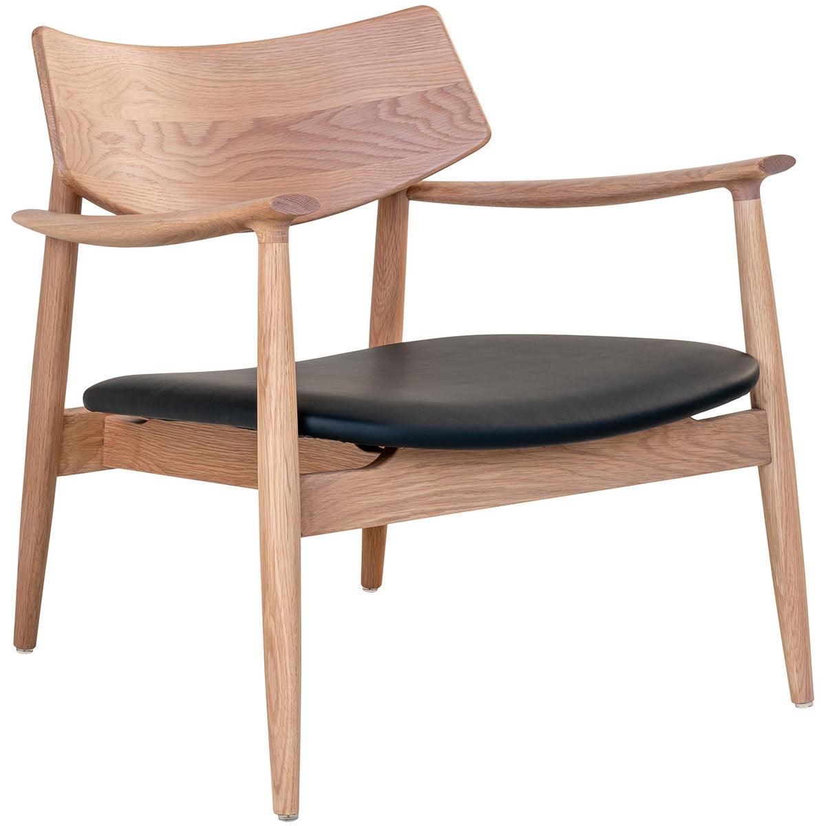 Olvera Oak Lounge Chair with Cushion - WOO .Design