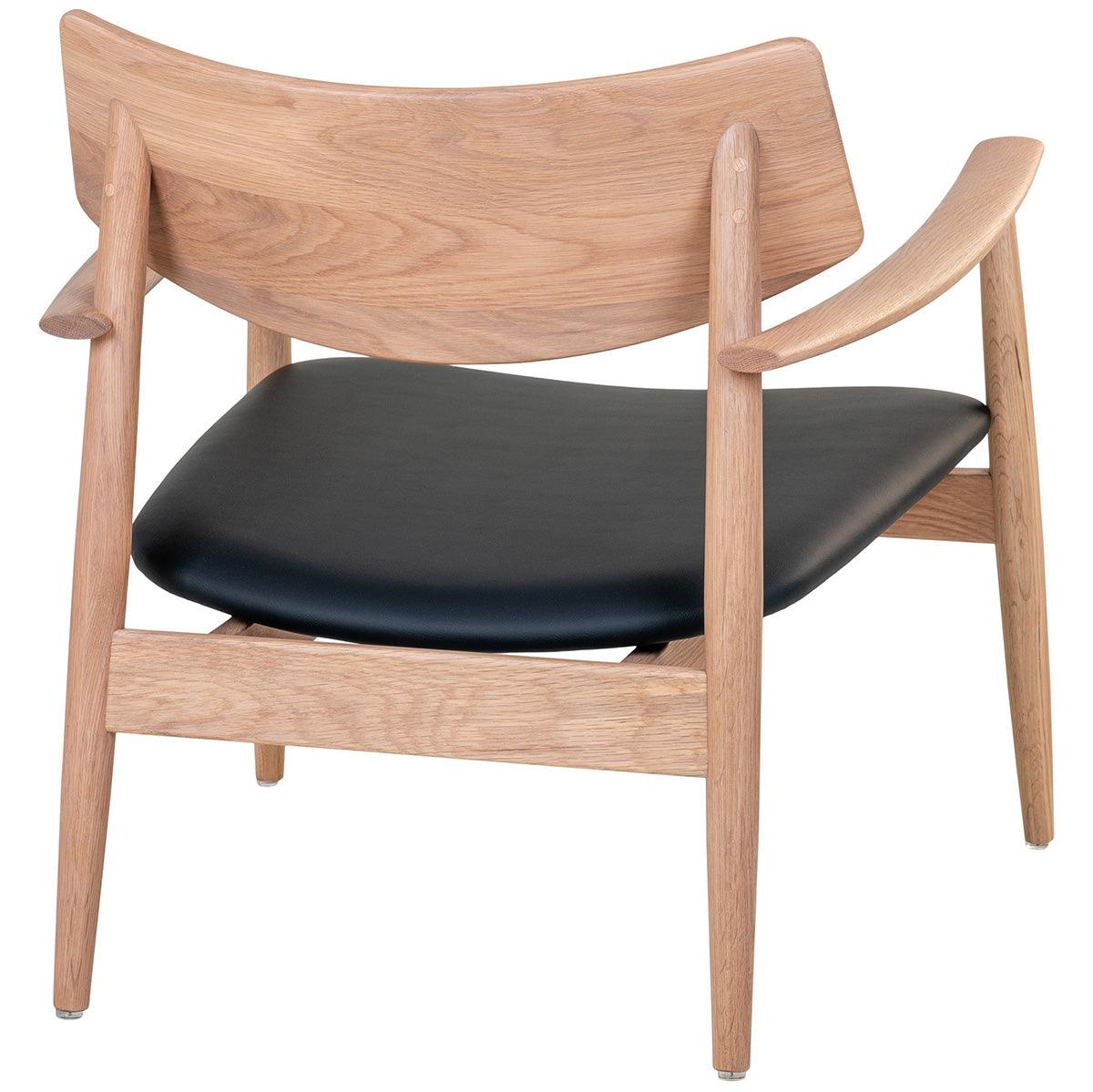 Olvera Oak Lounge Chair with Cushion - WOO .Design