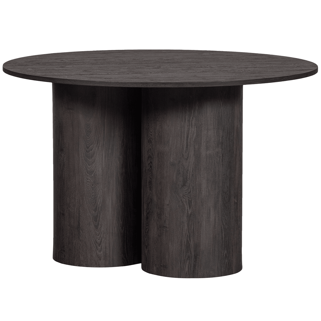 Round table dark wood deals