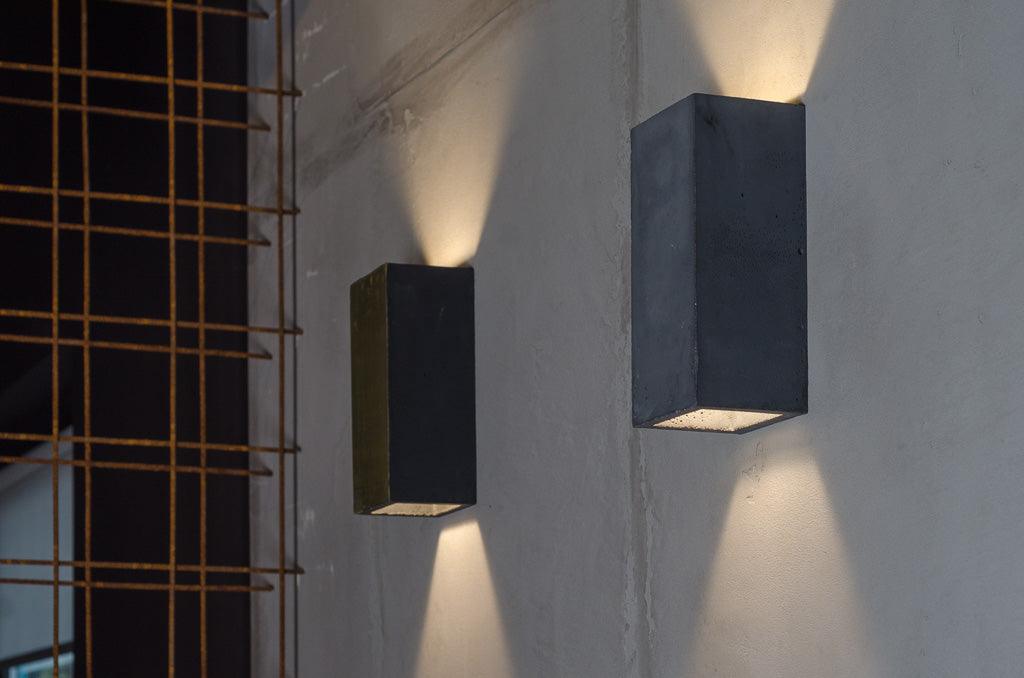 Orto Concrete Outdoor Wall Lamp - WOO .Design