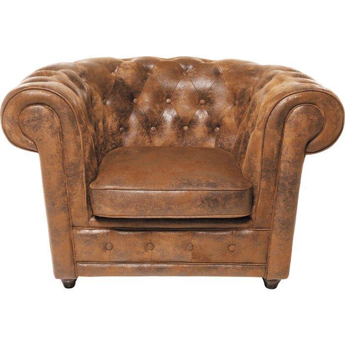 Oxford Vintage Brown Chesterfield Armchair - WOO .Design