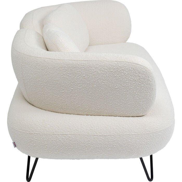 Peppo White Boucle 2-Seater Sofa - WOO .Design
