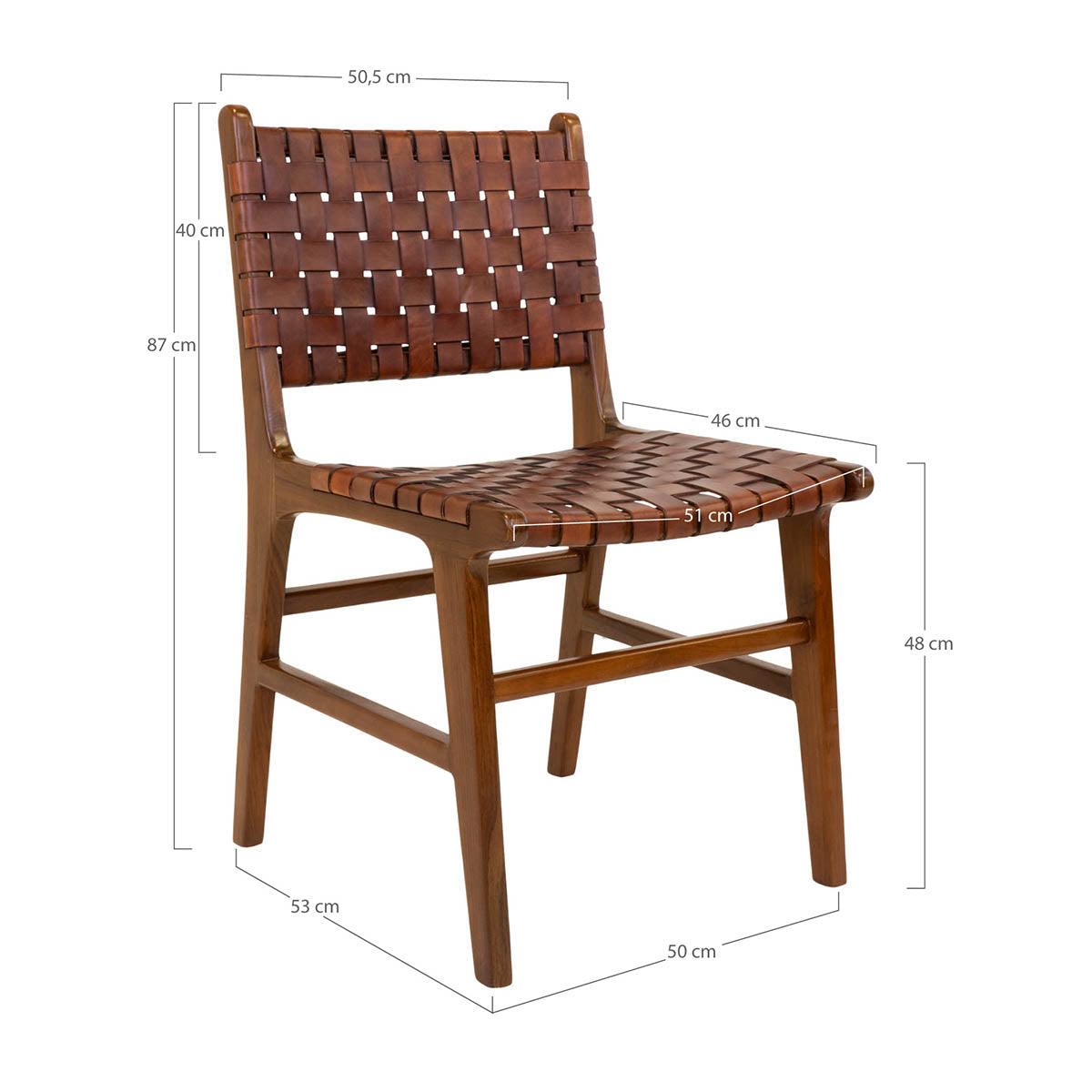 Perugia Leather Dining Chair (2/Set) - WOO .Design