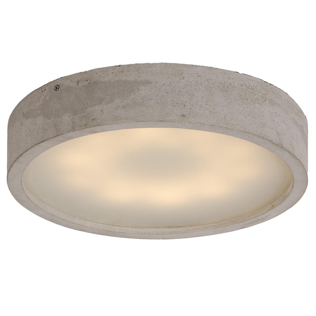 Plan Concrete Round Ceiling Lamps - WOO .Design