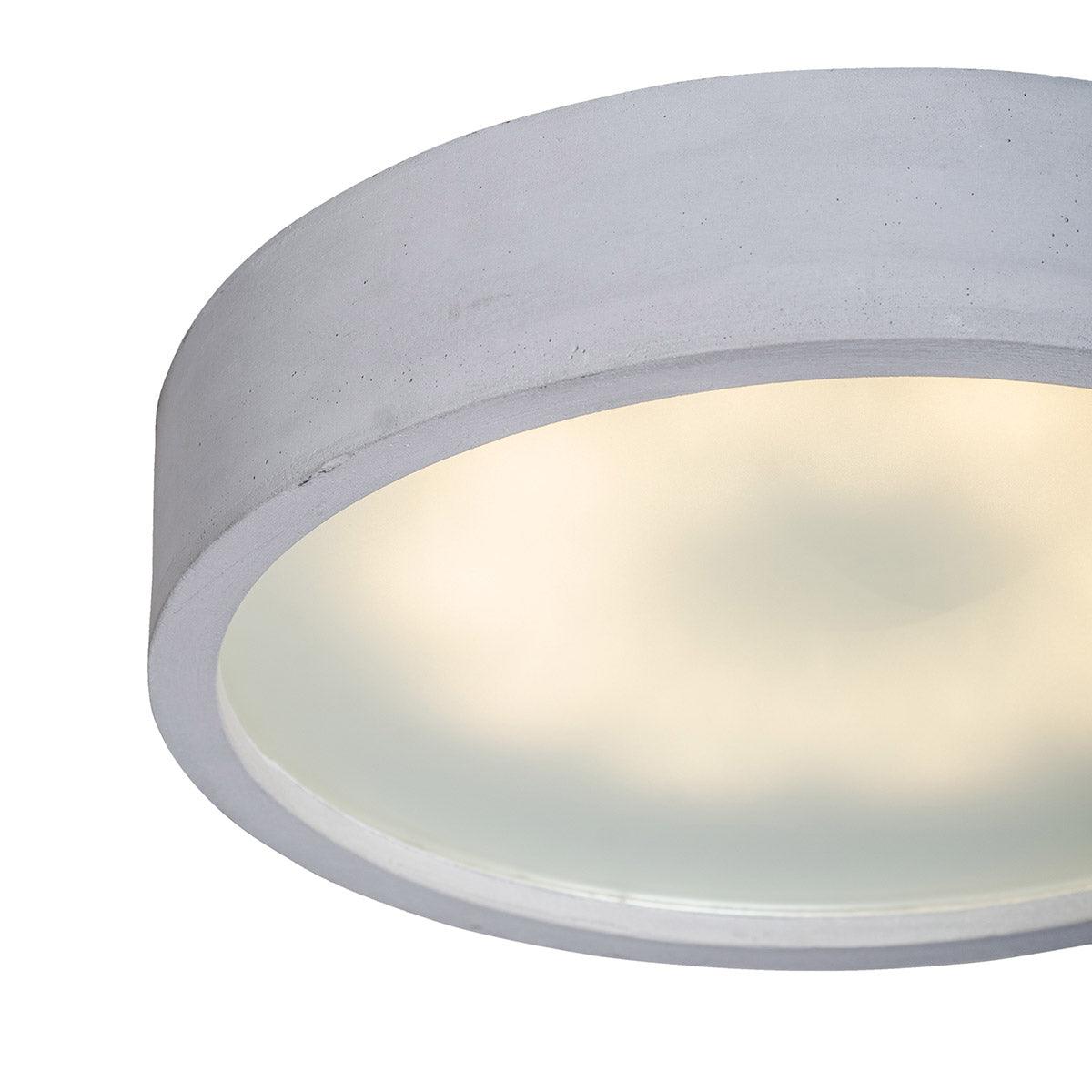 Plan Concrete Round Ceiling Lamps - WOO .Design