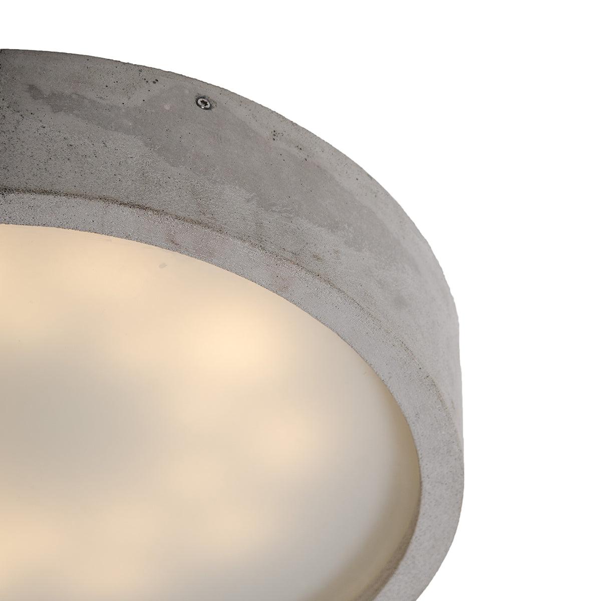 Plan Concrete Round Ceiling Lamps - WOO .Design