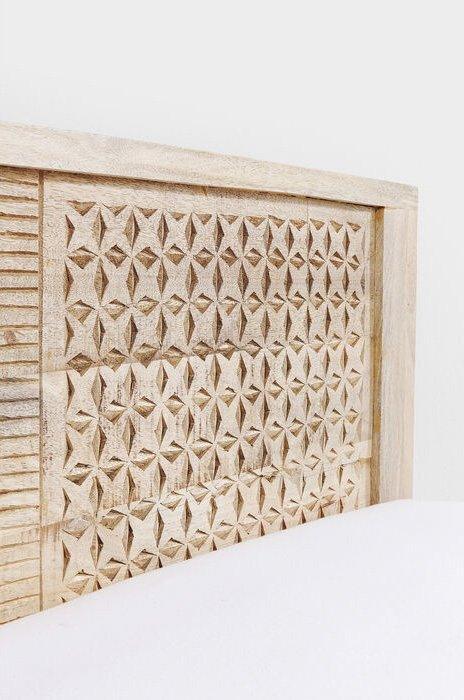 Puro High Wooden Bed - WOO .Design