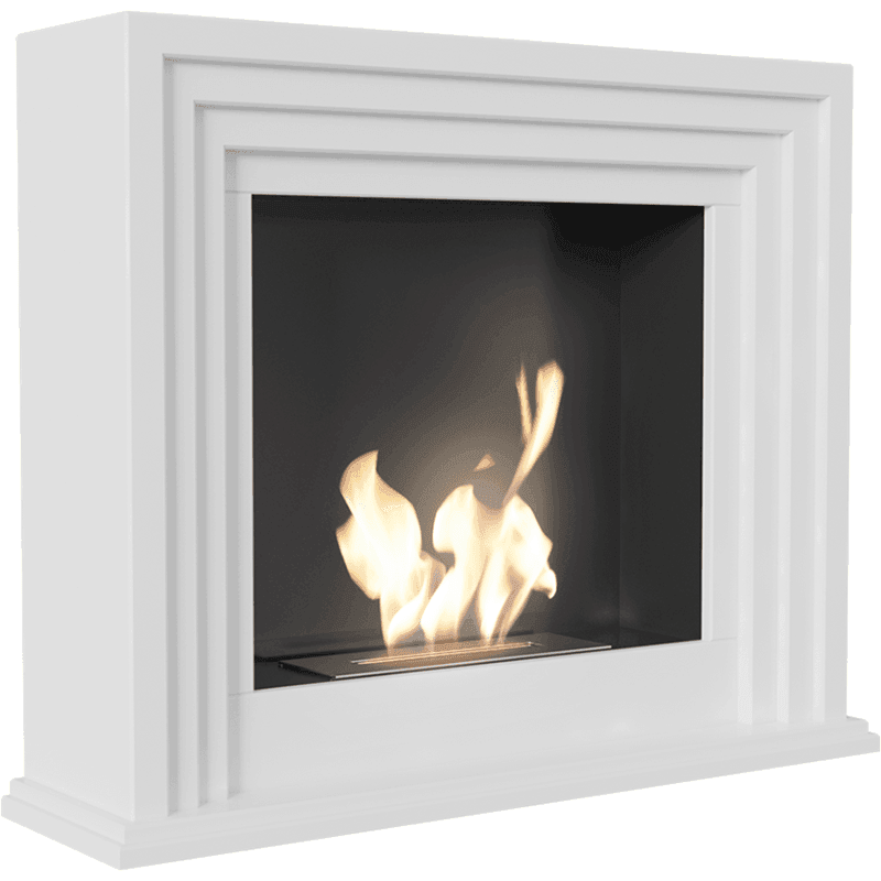 Quaerere White Bio Fireplace - WOO .Design