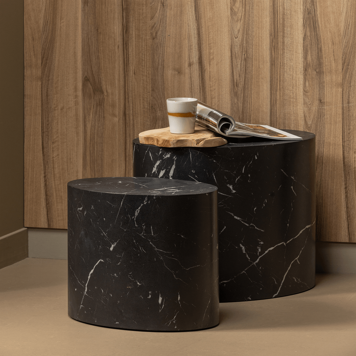 Quint Marble Look Side Table - WOO .Design