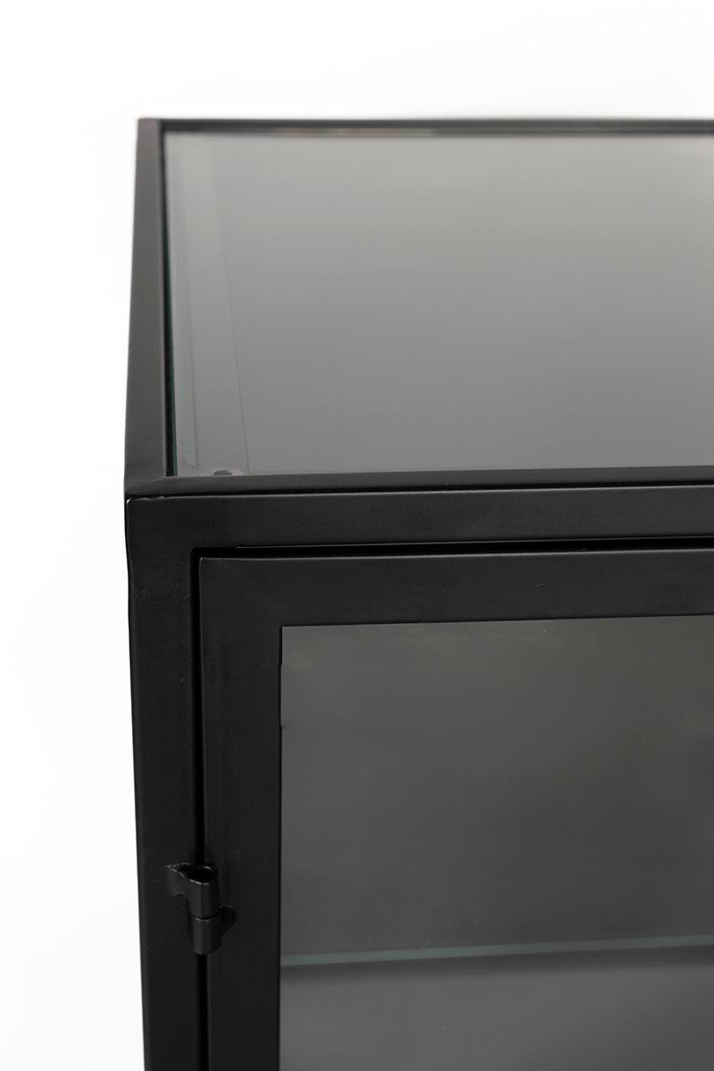 Rob Black Iron/Glass Cabinet - WOO .Design