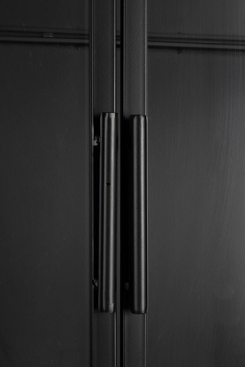 Rob Black Iron/Glass Cabinet - WOO .Design