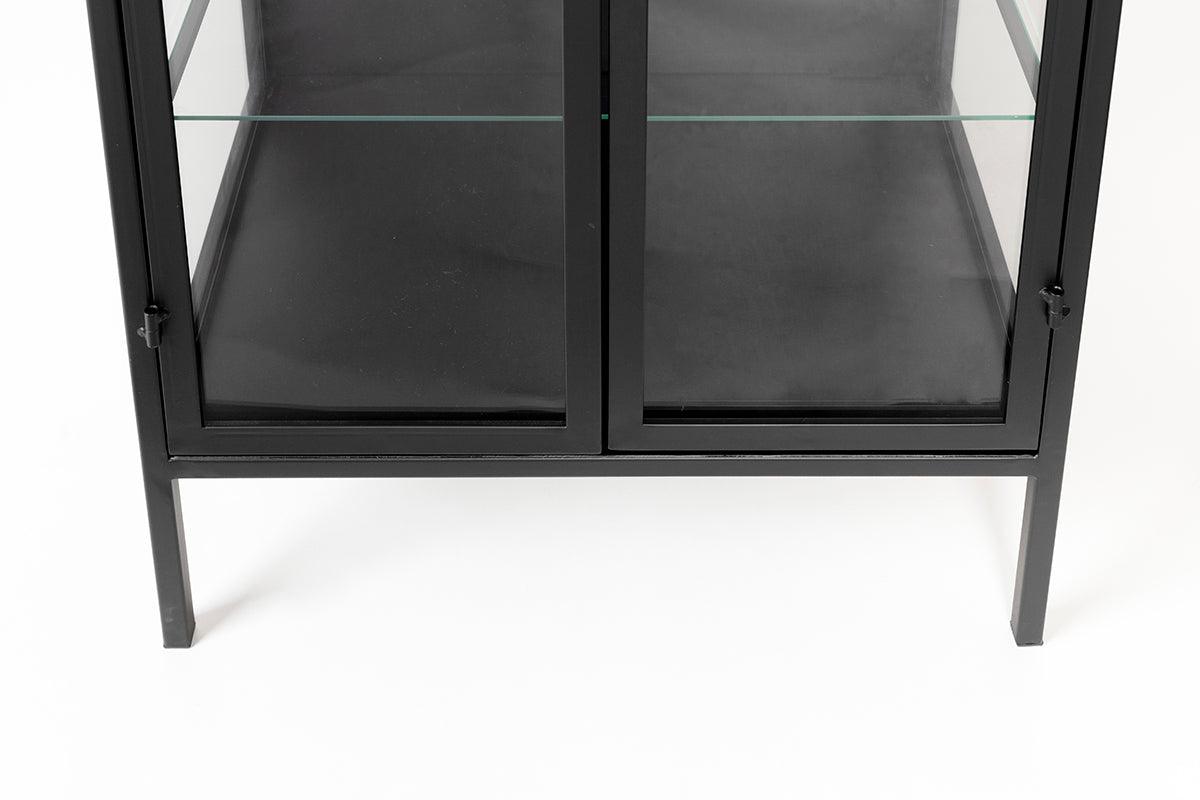 Rob Black Iron/Glass Cabinet - WOO .Design