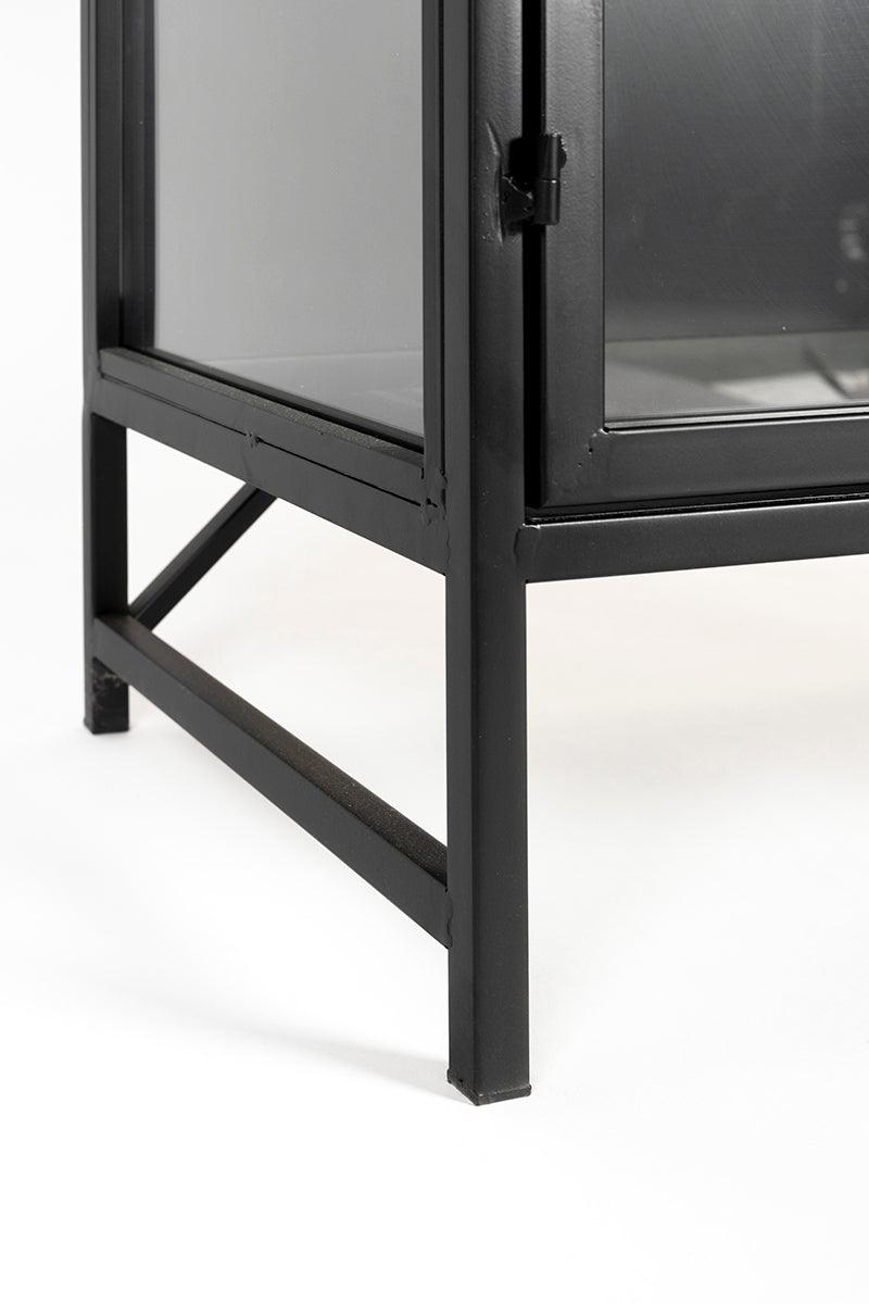 Rob Black Iron/Glass Cabinet - WOO .Design